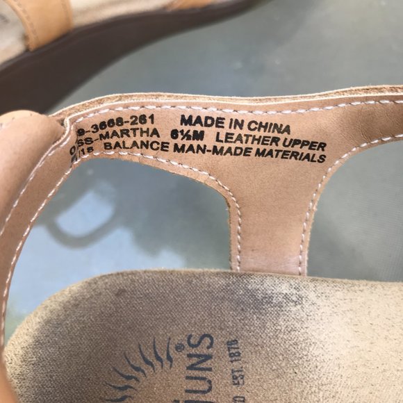 G.H BASS  & CO. SUNJUNS sandals in 6.5 M - Picture 5 of 9